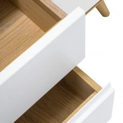 Studio Copenhagen Buffet Loca I - Chêne sauvage massif - Blanc / Chêne sauvage - Largeur : 180 cm -France Enfilades Soldes 2022 1000005255 100 GALLERYIMAGES P000000001000005255