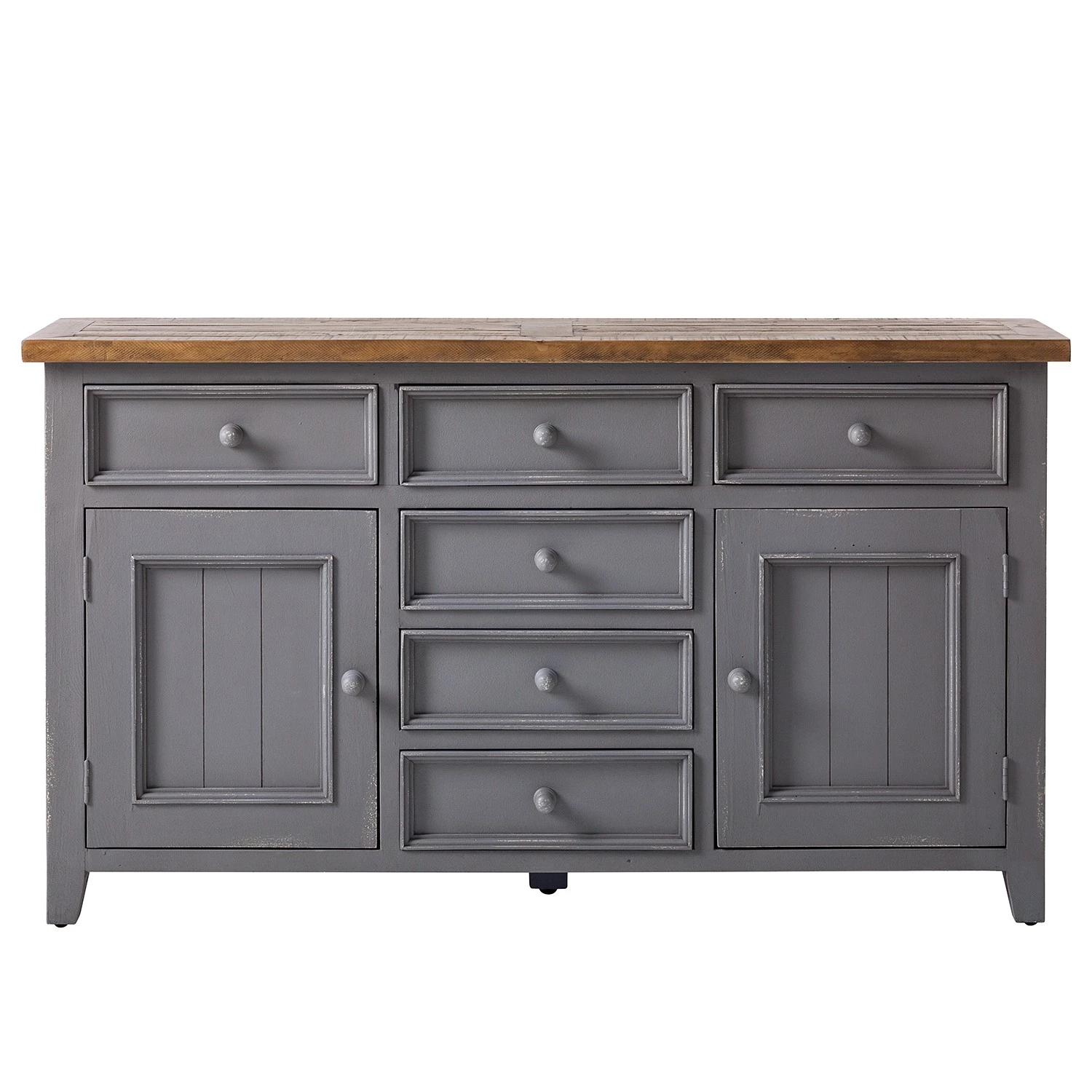 Maison Belfort Buffet Balignton I - Pin massif - Gris 7 Maison Belfort Buffet Balignton I - Pin massif - Gris – Image 5