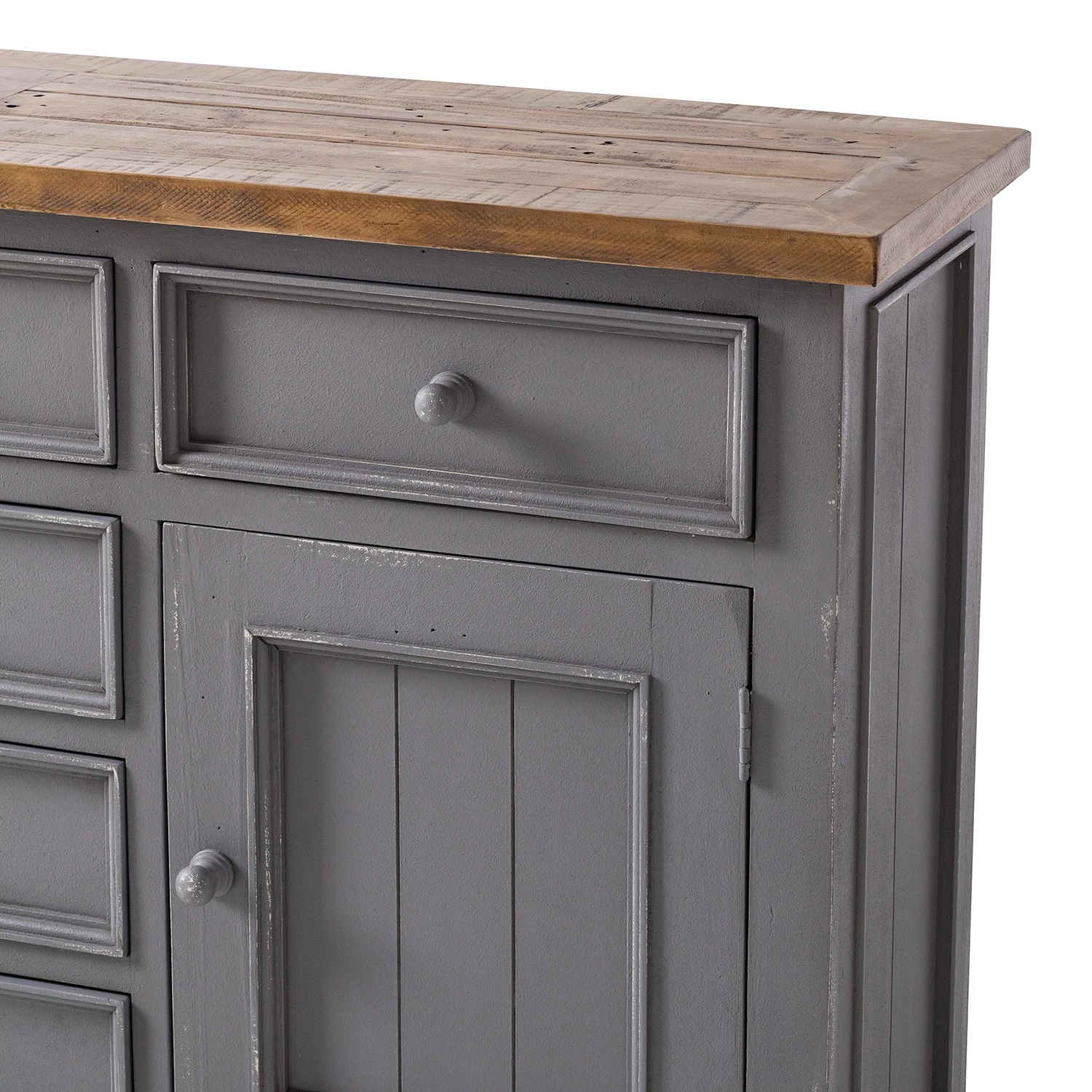 Maison Belfort Buffet Balignton I - Pin massif - Gris 9 Maison Belfort Buffet Balignton I - Pin massif - Gris – Image 7