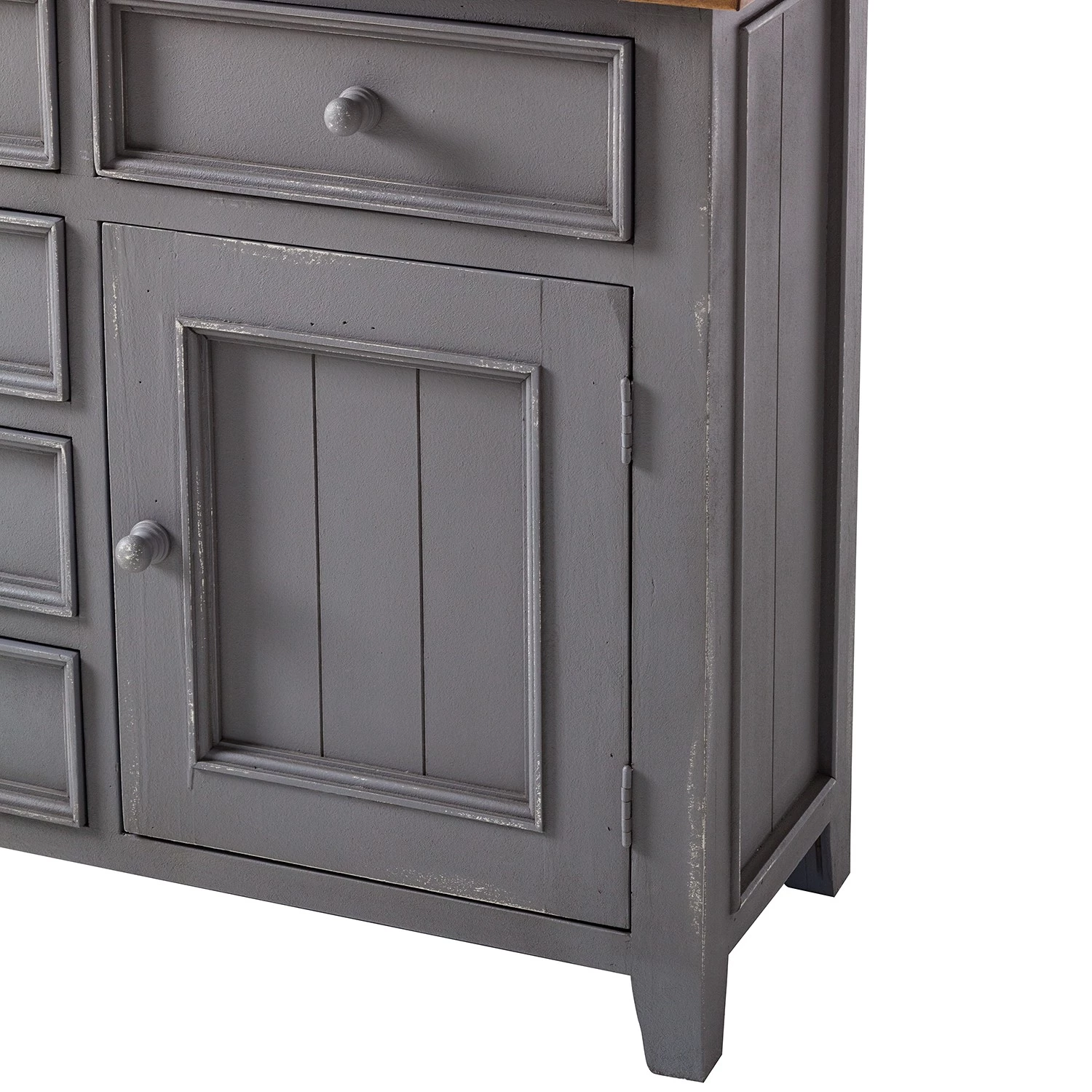 Maison Belfort Buffet Balignton I - Pin massif - Gris 10 Maison Belfort Buffet Balignton I - Pin massif - Gris – Image 8