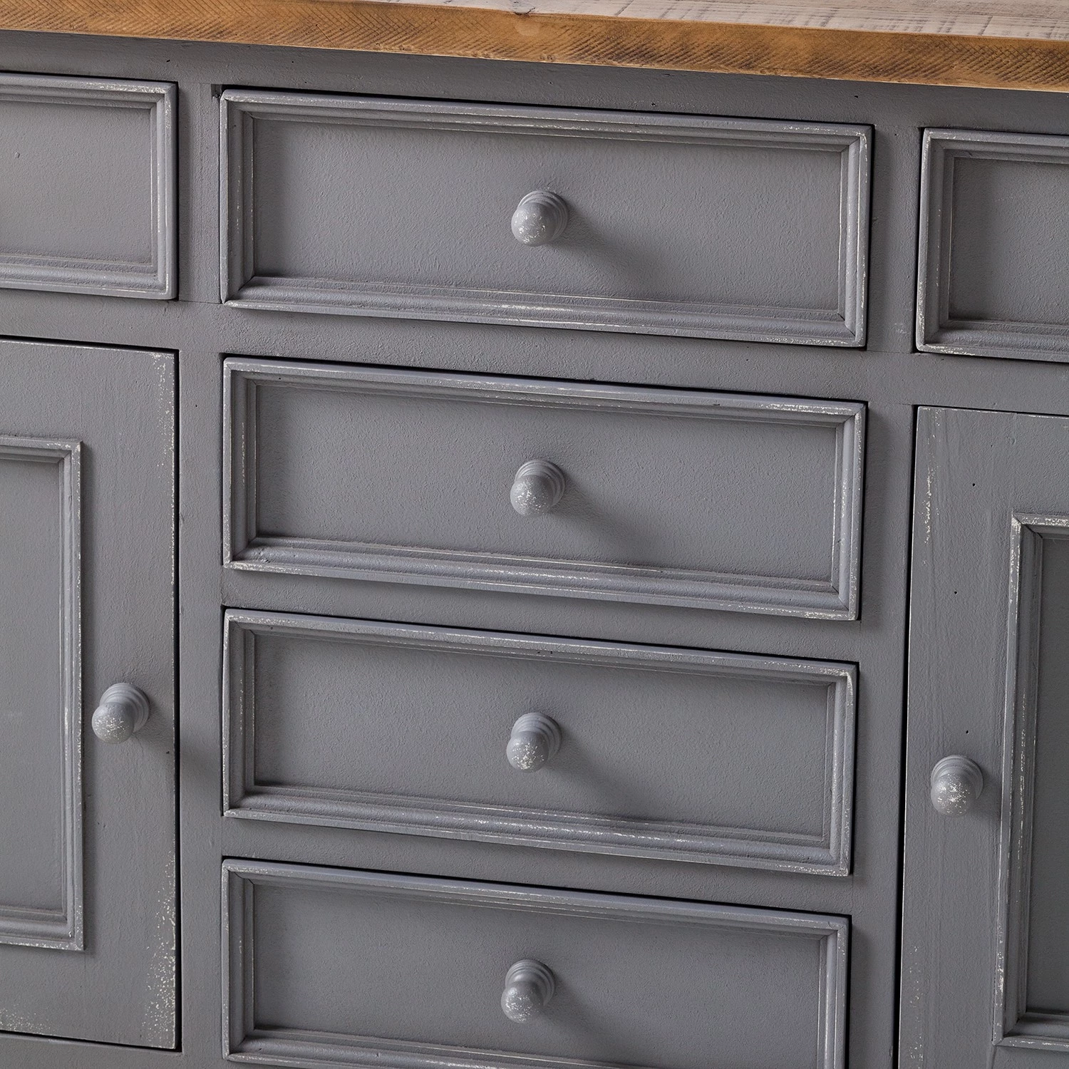 Maison Belfort Buffet Balignton I - Pin massif - Gris 11 Maison Belfort Buffet Balignton I - Pin massif - Gris – Image 9
