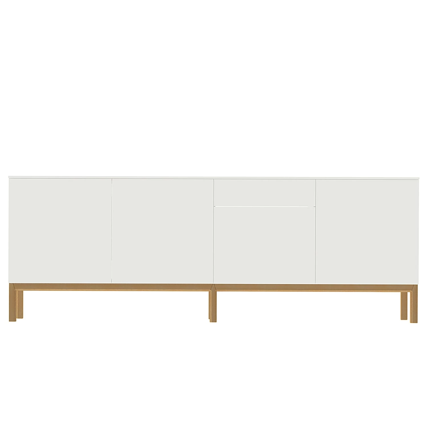 Tenzo Buffet Patch III - Partiellement en chêne massif - Blanc 4 Tenzo Buffet Patch III - Partiellement en chêne massif - Blanc – Image 2