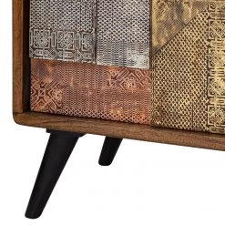 Wolf-Möbel Buffet Orient - Acacia massif / Métal - Multicolore -France Enfilades Soldes 2022 1000114122 200512 14063600029 DETAILS P000000001000114122