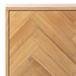 Ars manufacti Buffet Dharai - Placage en bois véritable / Métal - Chêne / Argenté -France Enfilades Soldes 2022 1000117155 180702 13320605 GALLERYIMAGES P000000001000117155