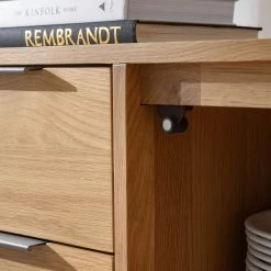 Ars manufacti Buffet Dharai - Placage en bois véritable / Métal - Chêne / Argenté -France Enfilades Soldes 2022 1000117155 180827 07154705 GALLERYIMAGES P000000001000117155