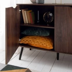 Mørteens Enfilade Gjora - Partiellement en hévéa massif - Noyer -France Enfilades Soldes 2022 1000123698 190325 11253100015 GALLERYIMAGES P000000001000123698