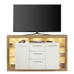 Trendteam Buffet Rock I - Blanc brillant / Imitation chêne de Wotan -France Enfilades Soldes 2022 1000128164 180905 10043854 GALLERYIMAGES P000000001000128164