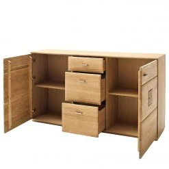 Naturoo Buffet Vilela - Partiellement en chêne massif - Chêne Bianco / Imitation chêne Bianco -France Enfilades Soldes 2022 1000133680 200816 11335600003 DETAILS P000000001000133680