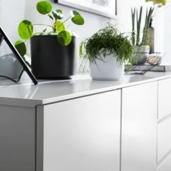 Fredriks Buffet Zaddy III - Blanc / Noir -France Enfilades Soldes 2022 1000134689 190723 16140800011 MOOD DETAILS P000000001000134689 mood