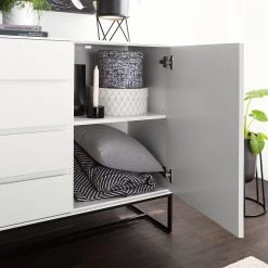 Fredriks Buffet Zaddy II - Blanc -France Enfilades Soldes 2022 1000134696 210426 15155200020 DETAILS P000000001000134696