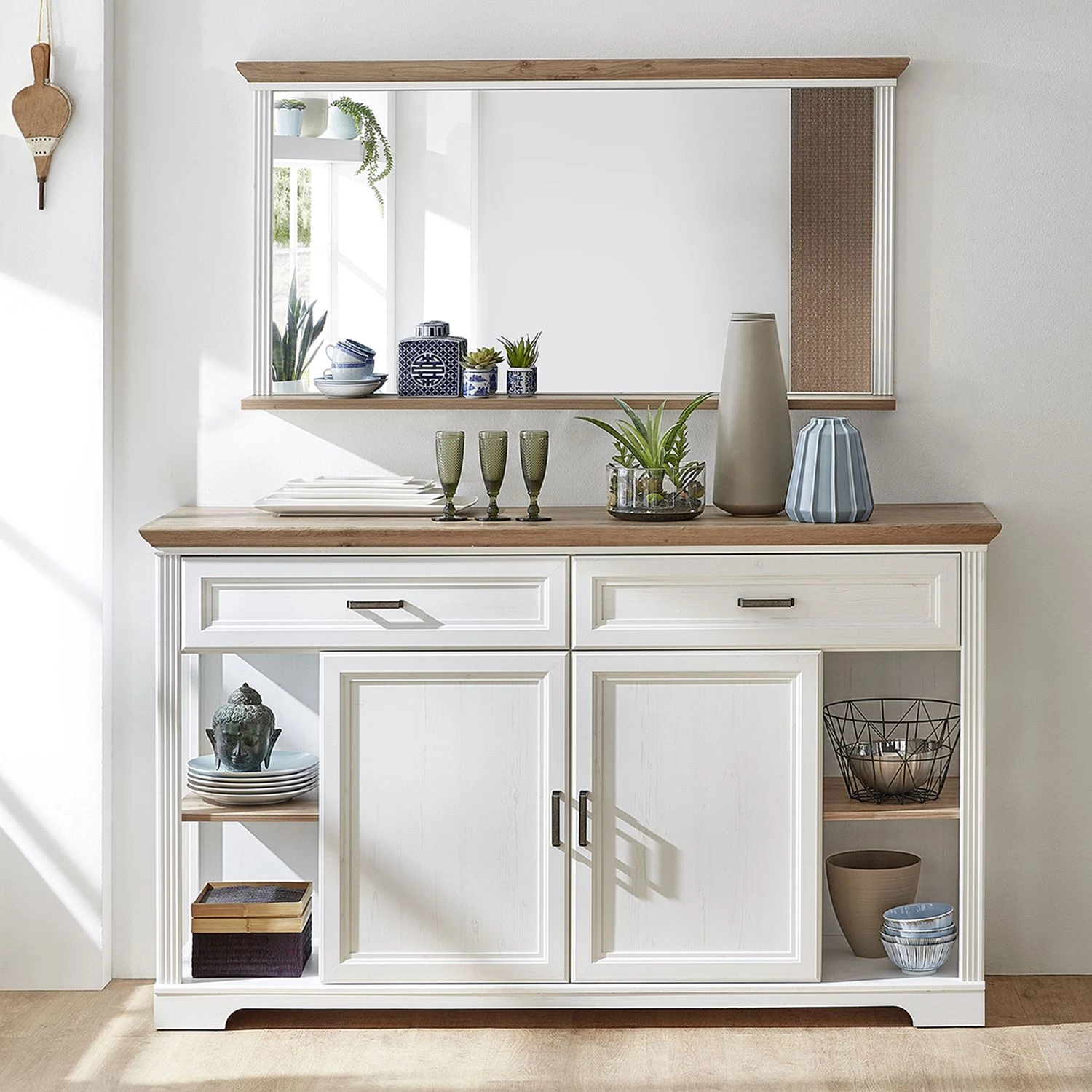 Ridgevalley Buffet Jasmund II - Blanc 4 Ridgevalley Buffet Jasmund II - Blanc – Image 2