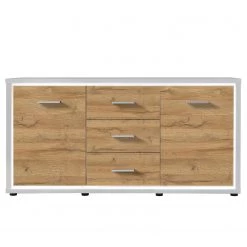 Loftscape Buffet Hagby - Imitation chêne / Blanc
