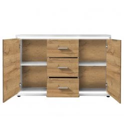 Loftscape Buffet Hagby - Imitation chêne / Blanc -France Enfilades Soldes 2022 1000137094 220310 030 DETAILS P000000001000137094