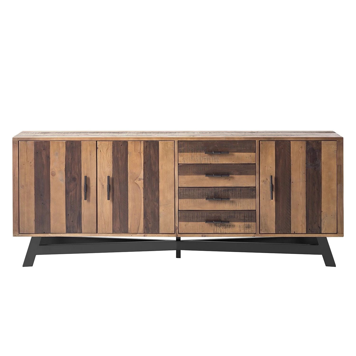 Ars manufacti Buffet Tamati II - Pin massif / Fer - Pin / Noir 15 Ars manufacti Buffet Tamati II - Pin massif / Fer - Pin / Noir – Image 13
