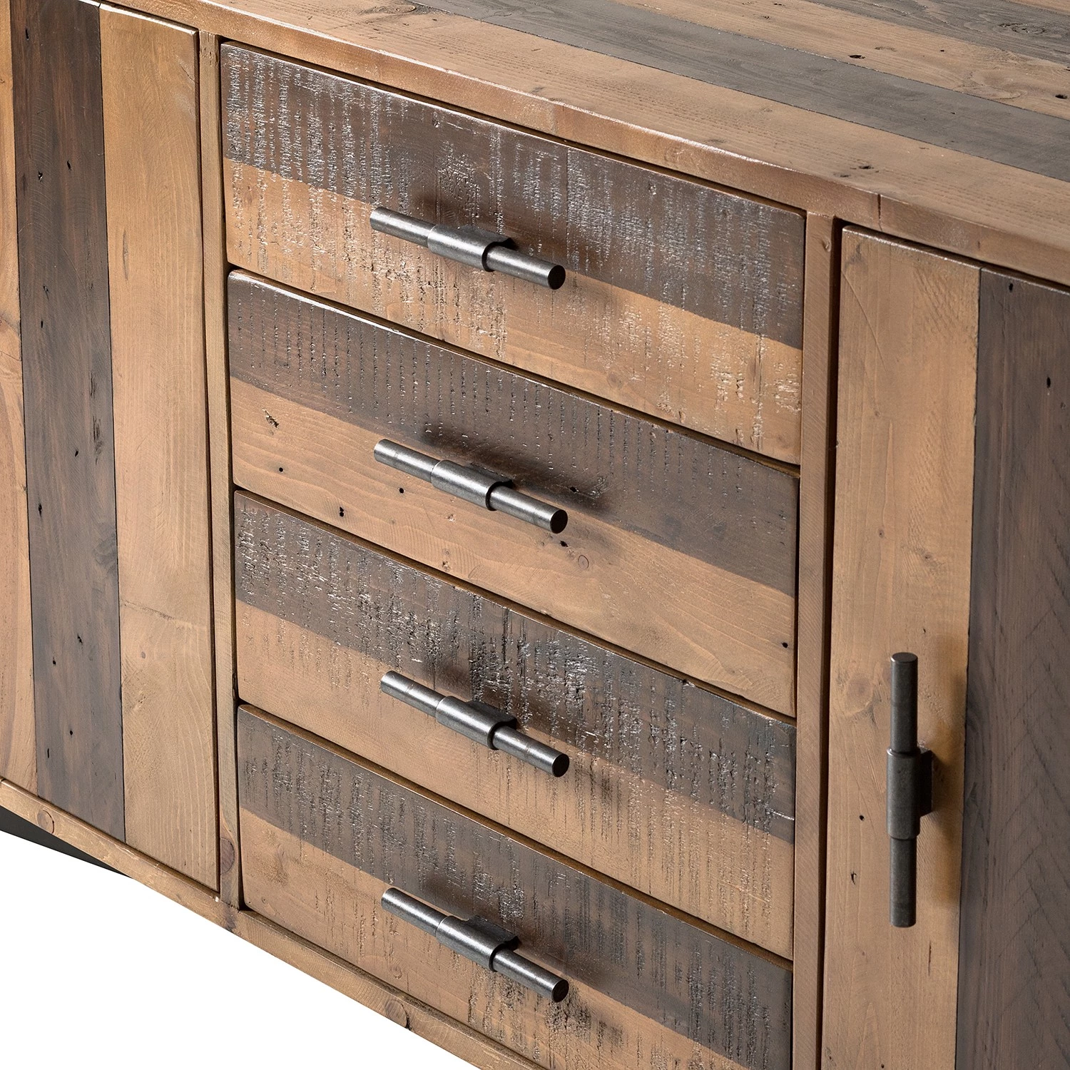 Ars manufacti Buffet Tamati II - Pin massif / Fer - Pin / Noir 19 Ars manufacti Buffet Tamati II - Pin massif / Fer - Pin / Noir – Image 17