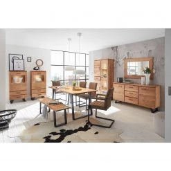 Ars Natura Buffet Vardo - Acacia massif / Métal - Acacia / Noir -France Enfilades Soldes 2022 1000166791 190819 16141100022 MOOD DETAILS P000000001000166791 mood