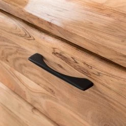 Ars Natura Buffet Vardo - Acacia massif / Métal - Acacia / Noir -France Enfilades Soldes 2022 1000166791 191030 08503100009 DETAILS P000000001000166791