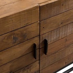 Ars manufacti Buffet Grasby II - Pin recyclé / Métal - Pin foncé / Noir -France Enfilades Soldes 2022 1000168548 191126 17373500022 DETAILS P000000001000168548