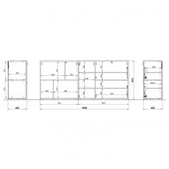 Germania Buffet Coruna - Imitation chêne Grandson -France Enfilades Soldes 2022 1000168938 190403 11353400042 GALLERYIMAGES P000000001000168938