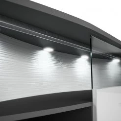 Loftscape Buffet Mury - Blanc brillant / Anthracite -France Enfilades Soldes 2022 1000171334 190424 07575900109 GALLERYIMAGES P000000001000171334