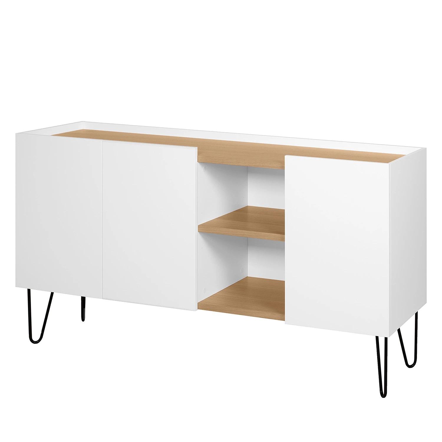 Temahome Buffet Nina - Chêne / Blanc 3 Temahome Buffet Nina - Chêne / Blanc
