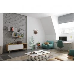 Temahome Buffet Noa I - Blanc - Chêne -France Enfilades Soldes 2022 1000172914 190426 18200500134 MOOD GALLERYIMAGES P000000001000172914 mood