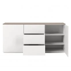 Temahome Buffet Join II - Noyer / Blanc -France Enfilades Soldes 2022 1000172934 201016 13405000630 DETAILS P000000001000172934