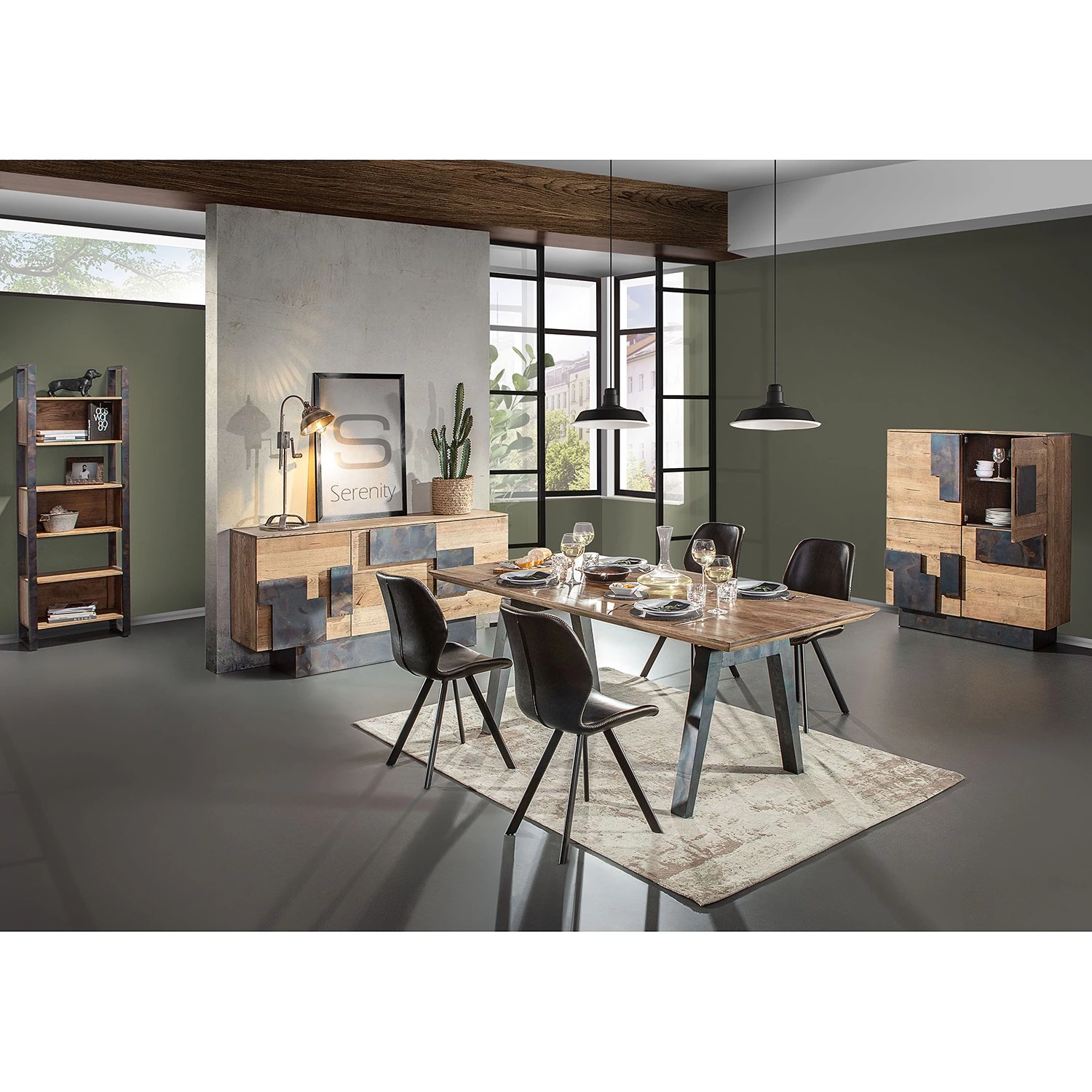 Ars manufacti Buffet Koya - Chêne massif / Manguier massif - Chêne / Manguier 4 Ars manufacti Buffet Koya - Chêne massif / Manguier massif - Chêne / Manguier – Image 2