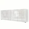 LC Spa Buffet Miro II - Blanc brillant - Largeur : 241 cm -France Enfilades Soldes 2022 1000177082 190619 14300700068 IMAGE P000000001000177082