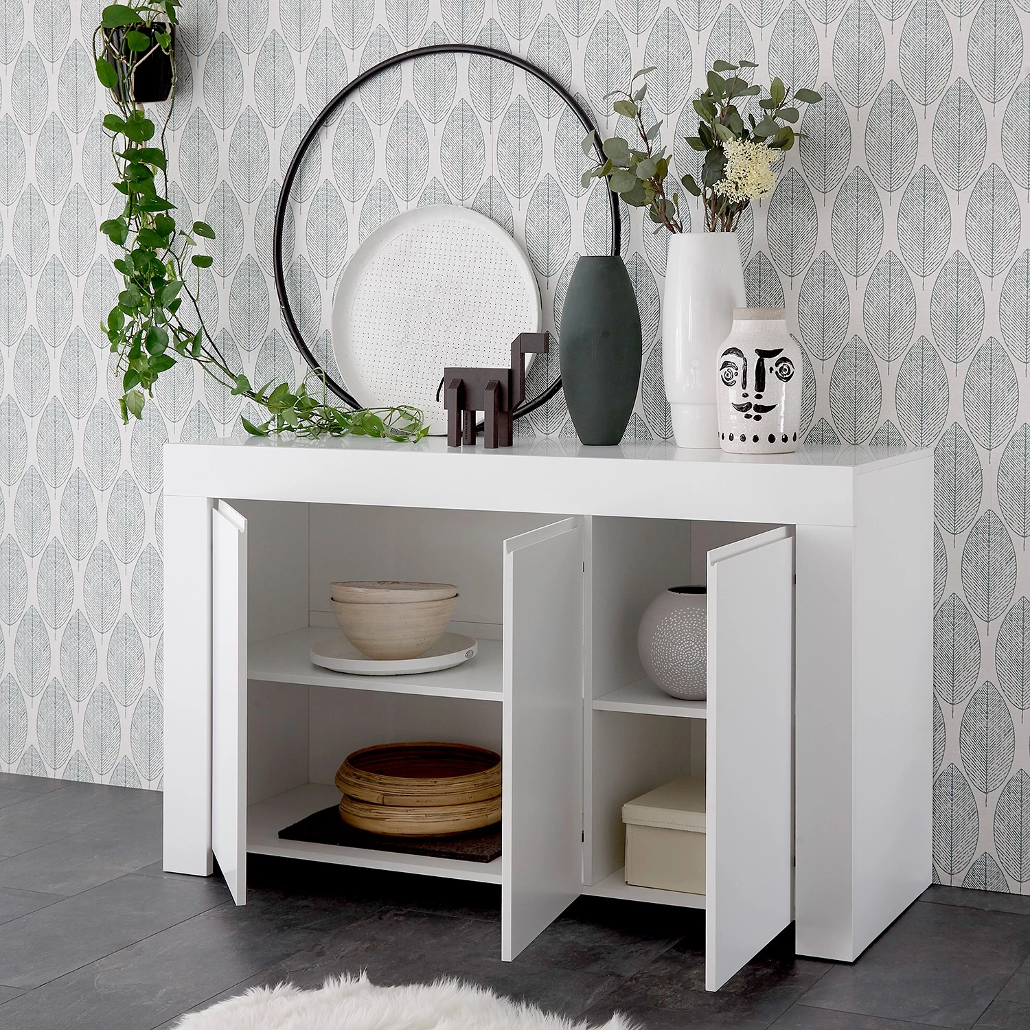 LC Spa Buffet Firenze I - Blanc mat 5 LC Spa Buffet Firenze I - Blanc mat – Image 3