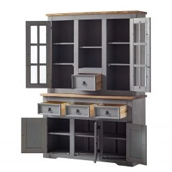 Maison Belfort Buffet Finca Rustica - Pin massif - Pin gris -France Enfilades Soldes 2022 1000178029 200417 12540300008 DETAILS P000000001000178029