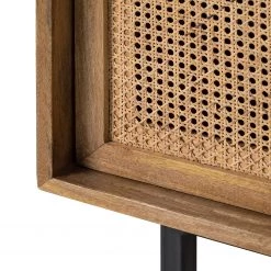 Ars manufacti Enfilade Vina I - Manguier massif / Rotin - Manguier / Noir -France Enfilades Soldes 2022 1000178078 200225 13061300019 DETAILS P000000001000178078