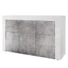 LC Spa Buffet Easy II - Blanc brillant / Imitation béton -France Enfilades Soldes 2022 1000178265 201029 08525700573 IMAGE P000000001000178265