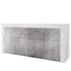 LC Spa Buffet Easy III - Blanc brillant / Imitation béton