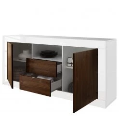 LC Spa Buffet Urbino I - Imitation noisetier / Blanc -France Enfilades Soldes 2022 1000178439 201029 08555800613 DETAILS P000000001000178439