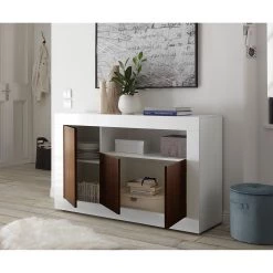 LC Spa Buffet Urbino II - Imitation noisetier / Blanc -France Enfilades Soldes 2022 1000178456 201029 09061600765 MOOD DETAILS P000000001000178456 mood