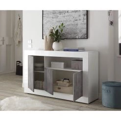 LC Spa Buffet Urbino II - Imitation béton / Blanc -France Enfilades Soldes 2022 1000178463 201029 09093700819 MOOD DETAILS P000000001000178463 mood