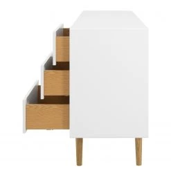 Tenzo Buffet Svea II - Blanc / Imitation chêne -France Enfilades Soldes 2022 1000179426 210728 10150400050 DETAILS P000000001000179426