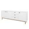Tenzo Buffet Svea III - Blanc / Imitation chêne -France Enfilades Soldes 2022 1000179429 190724 06293600227 IMAGE P000000001000179429