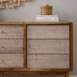 Ars manufacti Buffet bas Buuda - Partiellement en acacia massif - Écru / Acacia -France Enfilades Soldes 2022 1000182064 200227 06193200029 MOOD DETAILS P000000001000182064 mood