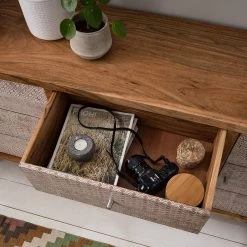 Ars manufacti Buffet bas Buuda - Partiellement en acacia massif - Écru / Acacia -France Enfilades Soldes 2022 1000182064 200227 06193200030 MOOD DETAILS P000000001000182064 mood