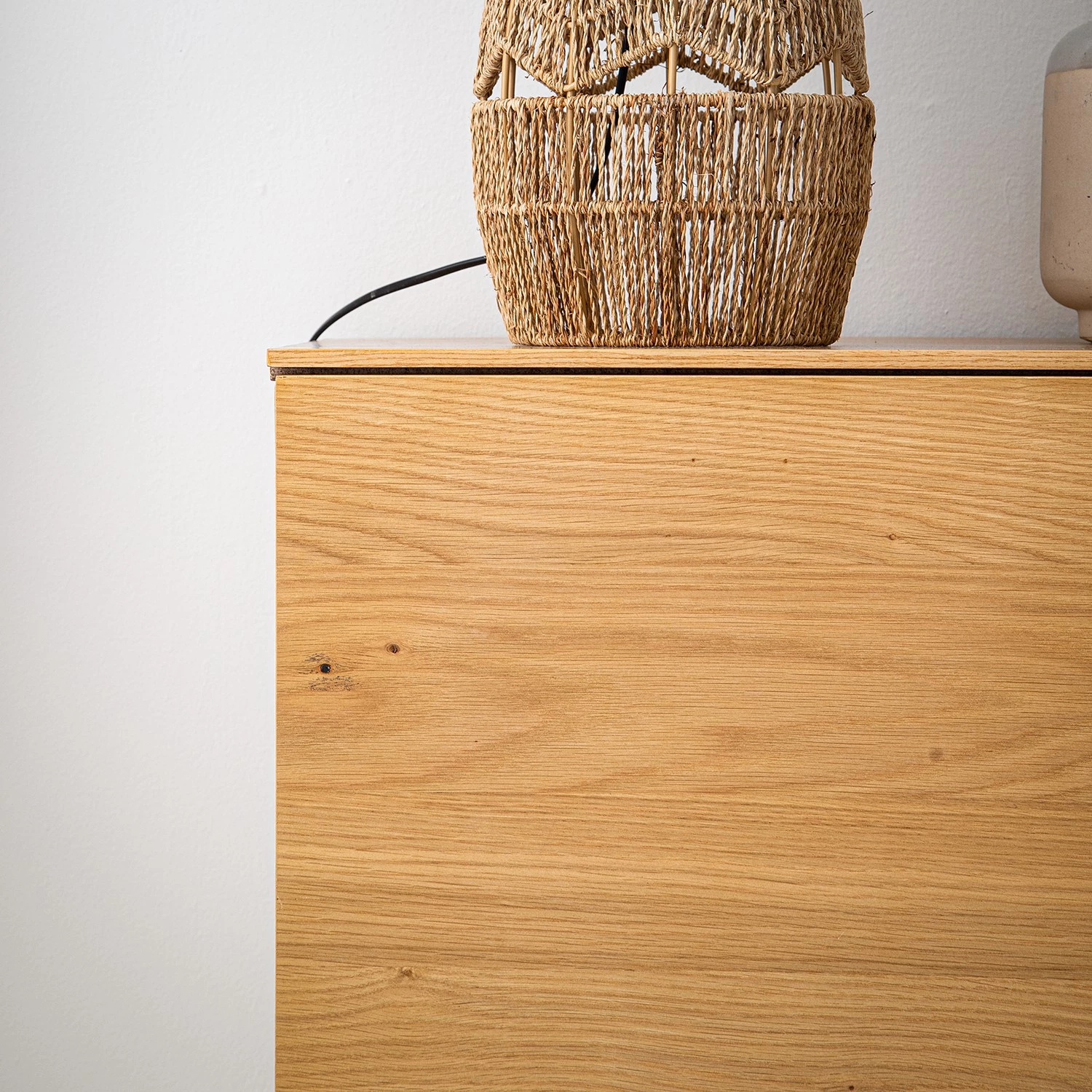 Ars Natura Buffet Nozza II - Placage en bois véritable - Chêne / Noir 12 Ars Natura Buffet Nozza II - Placage en bois véritable - Chêne / Noir – Image 10