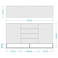 Ars Natura Buffet Nozza II - Placage en bois véritable - Chêne / Noir 29 Ars Natura Buffet Nozza II - Placage en bois véritable - Chêne / Noir -France Enfilades Soldes 2022 1000182814 211018 083456000516 SKETCH DETAILS P000000001000182814 sketch