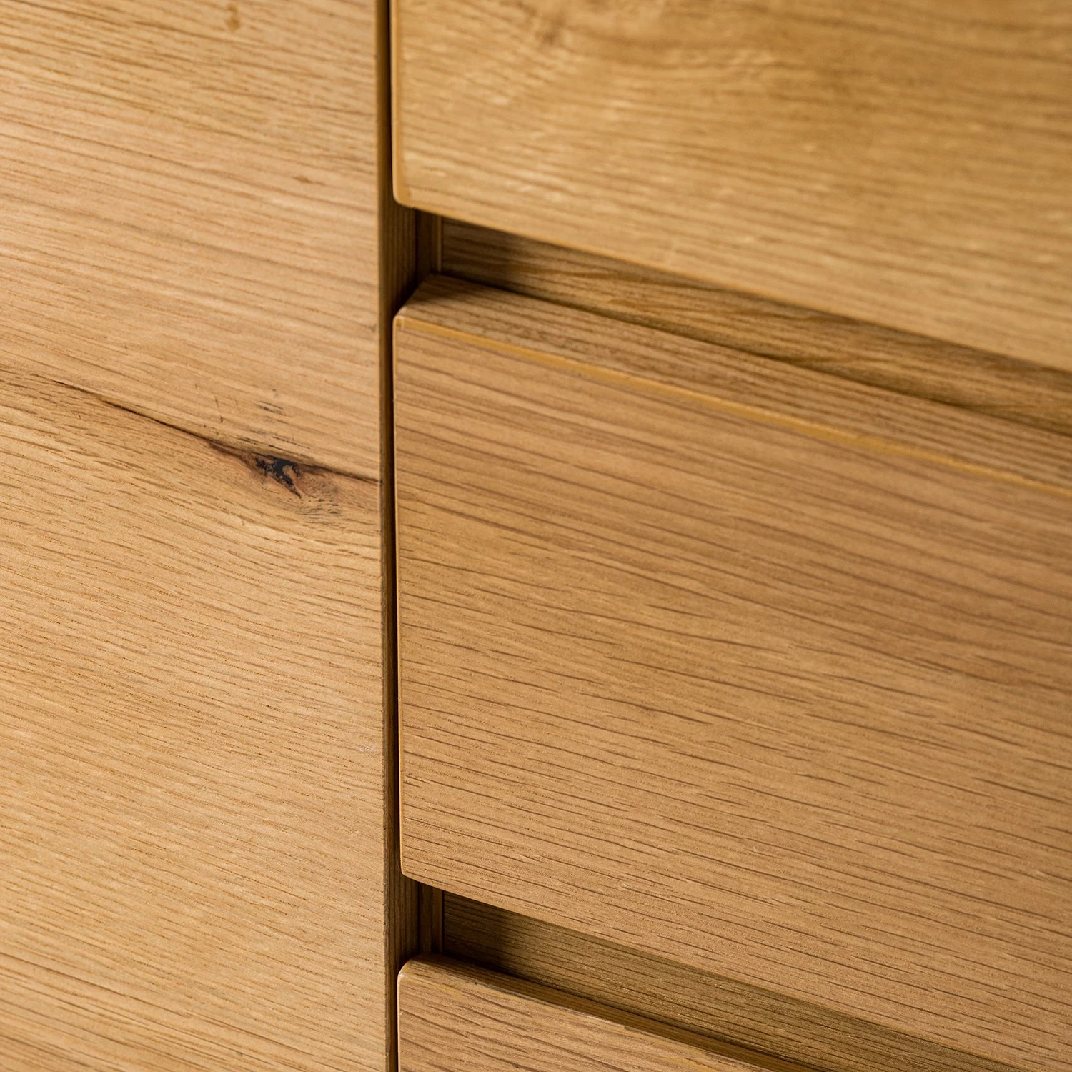 Ars Natura Buffet Nozza I - Placage en bois véritable - Chêne / Noir 12 Ars Natura Buffet Nozza I - Placage en bois véritable - Chêne / Noir – Image 10