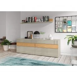 Now! by hülsta Buffet hülsta now vision - Gris Sahara brillant -France Enfilades Soldes 2022 1000183915 190807 12092100054 MOOD DETAILS P000000001000183915 mood