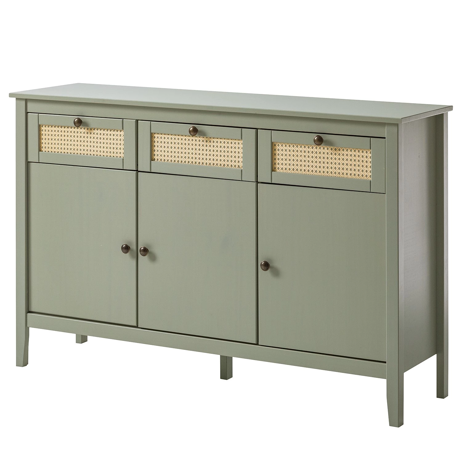 Maison Belfort Buffet Belleria - Pin massif - Vert olive clair 3 Maison Belfort Buffet Belleria - Pin massif - Vert olive clair