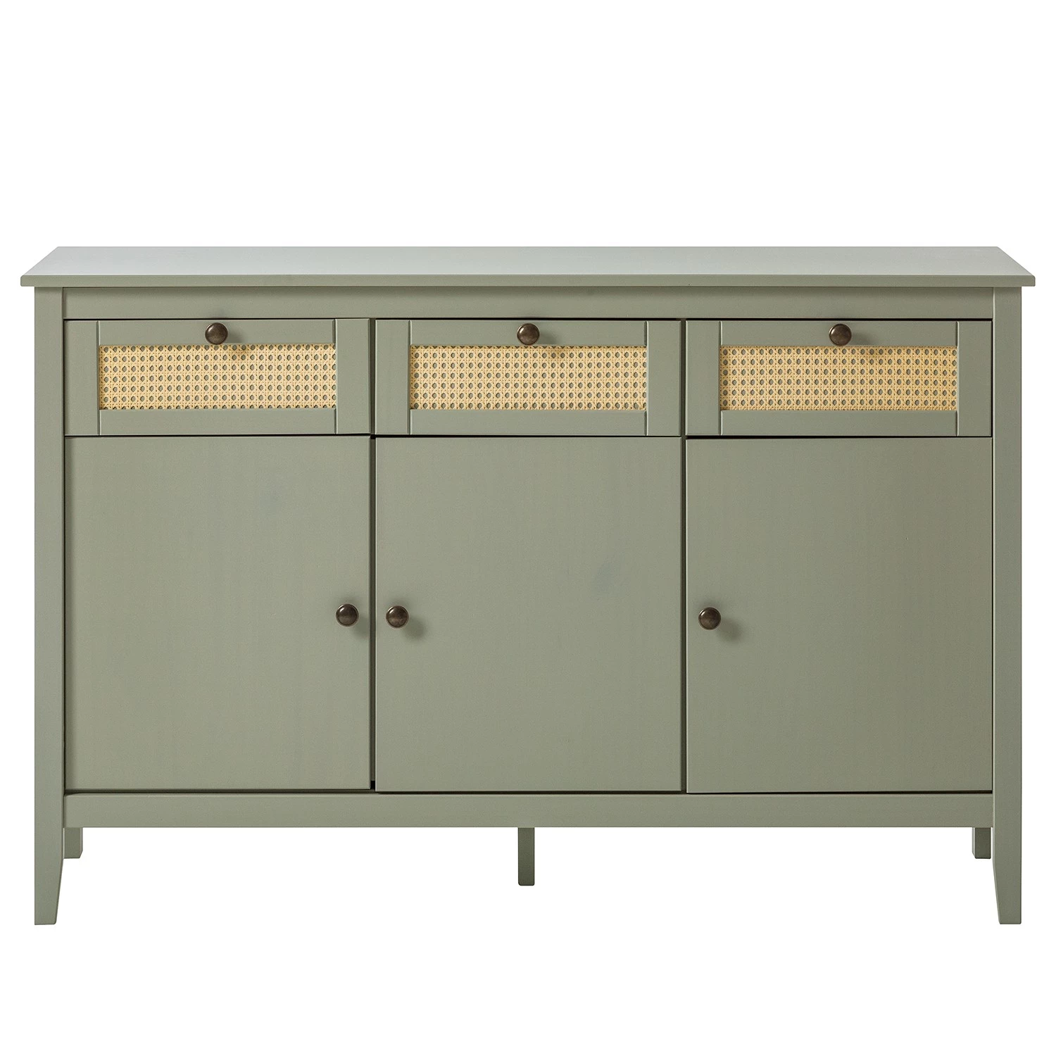 Maison Belfort Buffet Belleria - Pin massif - Vert olive clair 5 Maison Belfort Buffet Belleria - Pin massif - Vert olive clair – Image 3