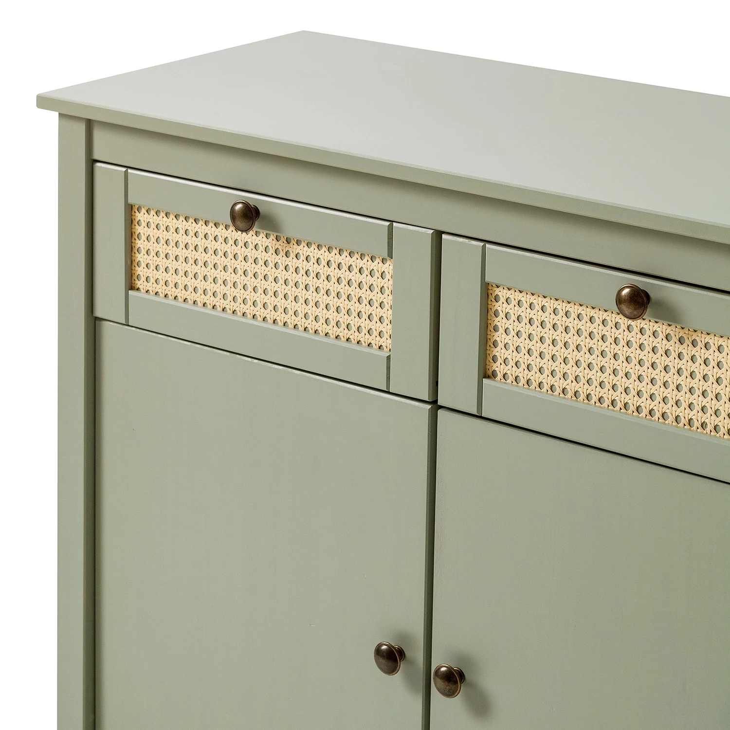 Maison Belfort Buffet Belleria - Pin massif - Vert olive clair 11 Maison Belfort Buffet Belleria - Pin massif - Vert olive clair – Image 9