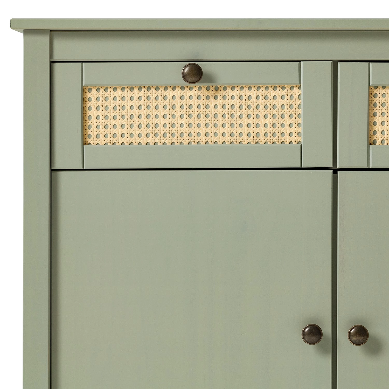 Maison Belfort Buffet Belleria - Pin massif - Vert olive clair 12 Maison Belfort Buffet Belleria - Pin massif - Vert olive clair – Image 10
