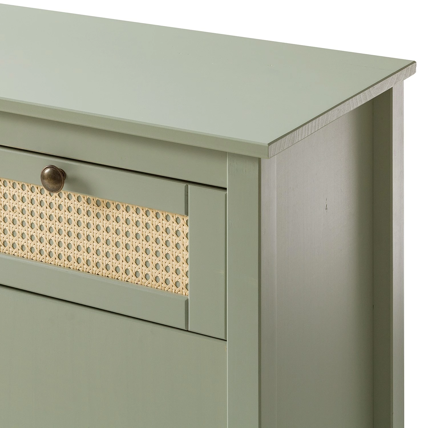 Maison Belfort Buffet Belleria - Pin massif - Vert olive clair 13 Maison Belfort Buffet Belleria - Pin massif - Vert olive clair – Image 11